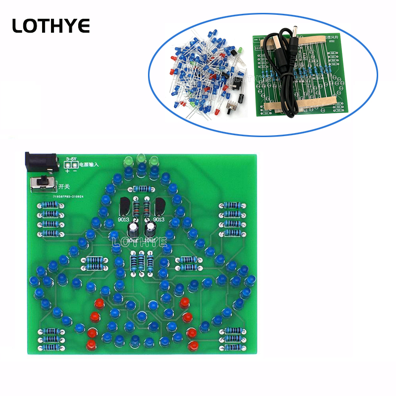 Diy Electronics Lab - DC 3-5V LED Licht Schaukel Windspiel