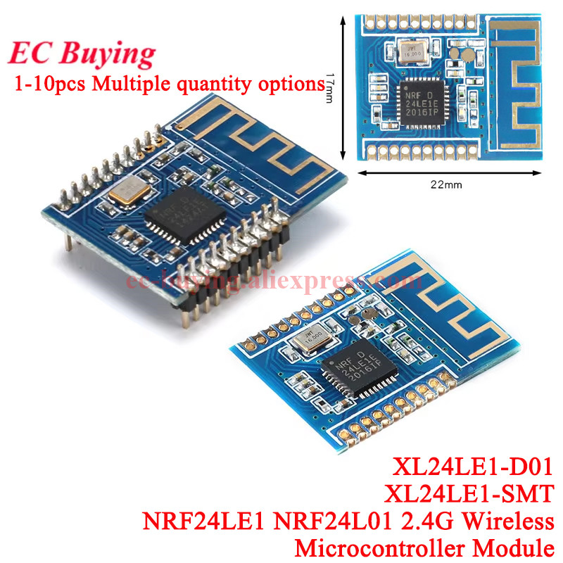 Nrf24L01 Module Wireless - 1-10 Stück NRF24LE1 WiFi Drahtloses Kommunikationsmodul