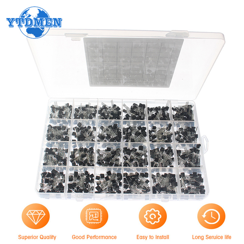 Mosfet Transistor Set - 50-900PCS Transistoren kit NPN PNP S8050