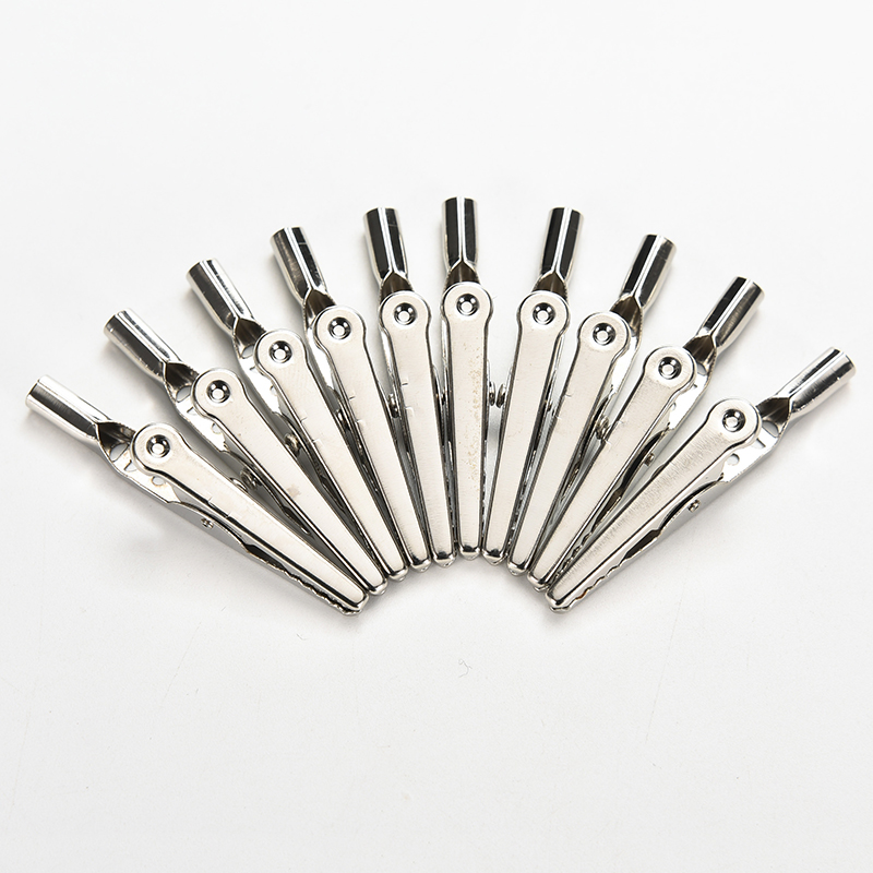 Crocodile Clip Set - 【AD】10 Stück/Set Edelstahl-Alligator-Krokodilklemmen mit einem Zinken,
