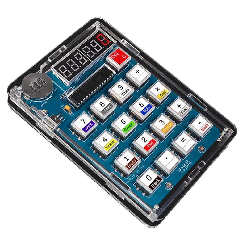 Homemade Diy Electronics - 【HOT A69Z!】Rechner-Bausatz 51 Mikrocontroller Selbstgebautes Digital-Röhrenrechner-Leiterplatten-Schweißtrainings-Set