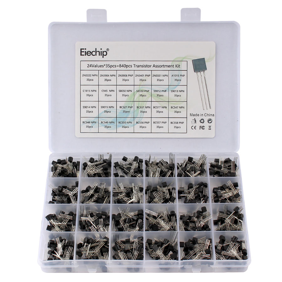 Mosfet Transistor Set - 200-900PCS TO-92 Transistor Kit Sortiment Box