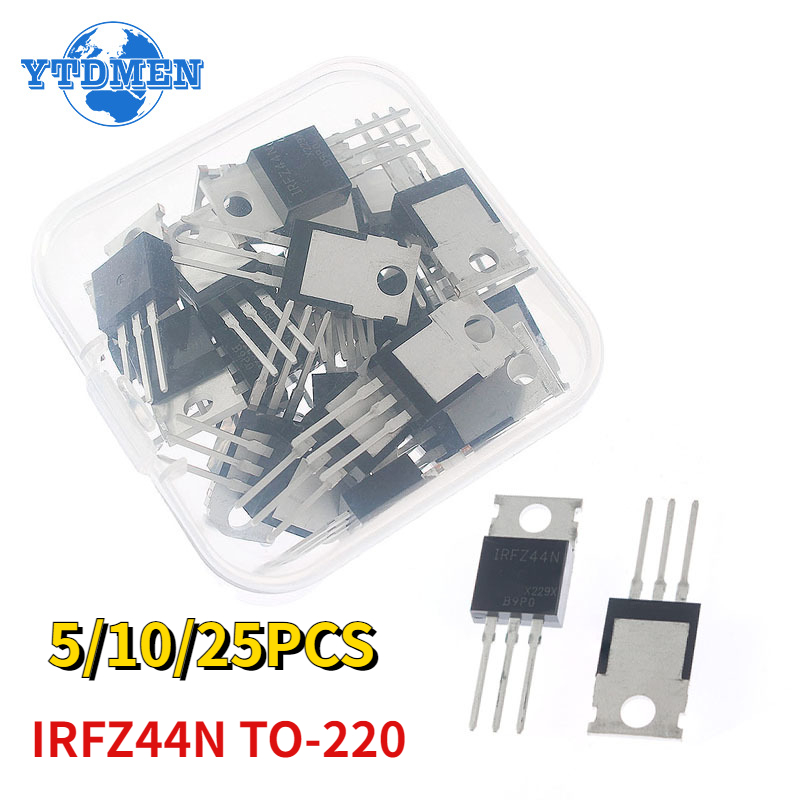Mosfet Transistor Set - 5-25 Stück IRFZ44N TO220 IRFZ44NPBF TO-220
