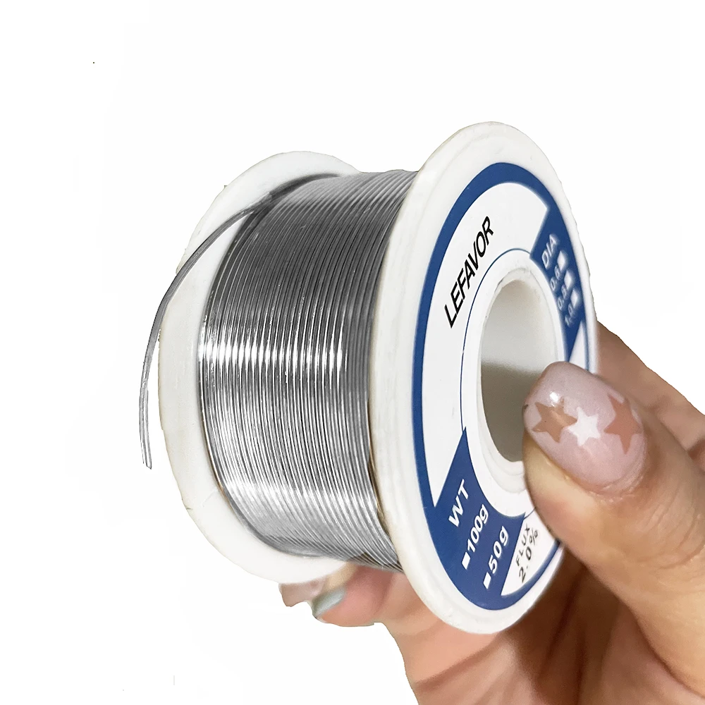 Diy Electronics Flux - Professioneller Lötdraht mit Rosin-Kern 1,0mm, No-Clean,