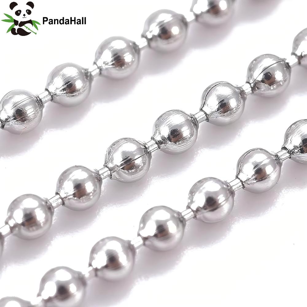 Diy Electronics Hobby - PandaHall 10m 304 Edelstahl-Kugelketten, 1,5mm 2mm