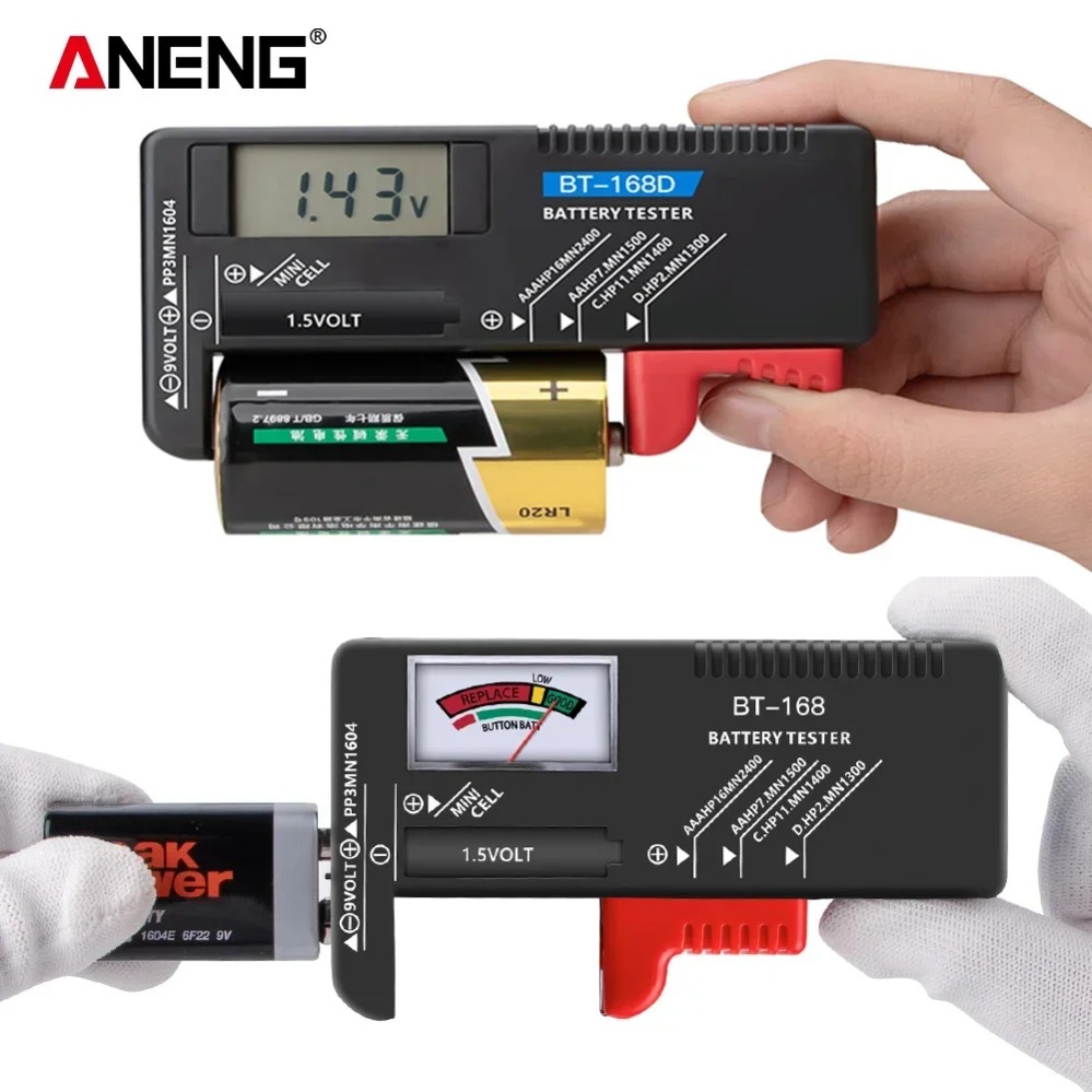 Diy Electronics Test Equipment - Batterietester ANENG BT-168/ BT-168D Digitaler Kapazitätsprüfer