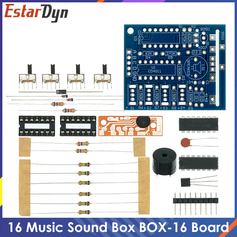 Diy Audio Electronics Kit - 16-Ton Musik-Soundbox BOX-16 Board Elektronisches Modul
