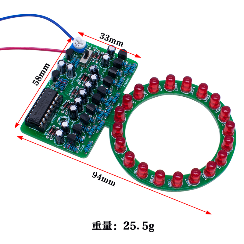 CD4017 Ring-Gradient-LED-Laufl – Diy Electronics Projects For Students Bewertung und Preis