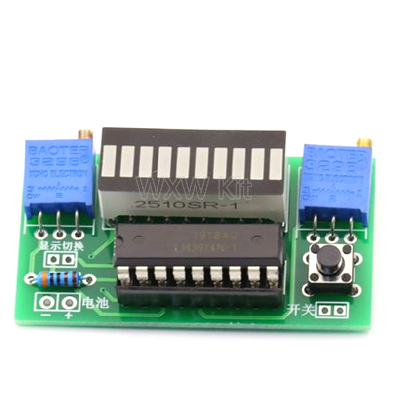 LM3914 10 Segment 3,7 V Lithiu – Diy Electronics Test Equipment Bewertung und Preis