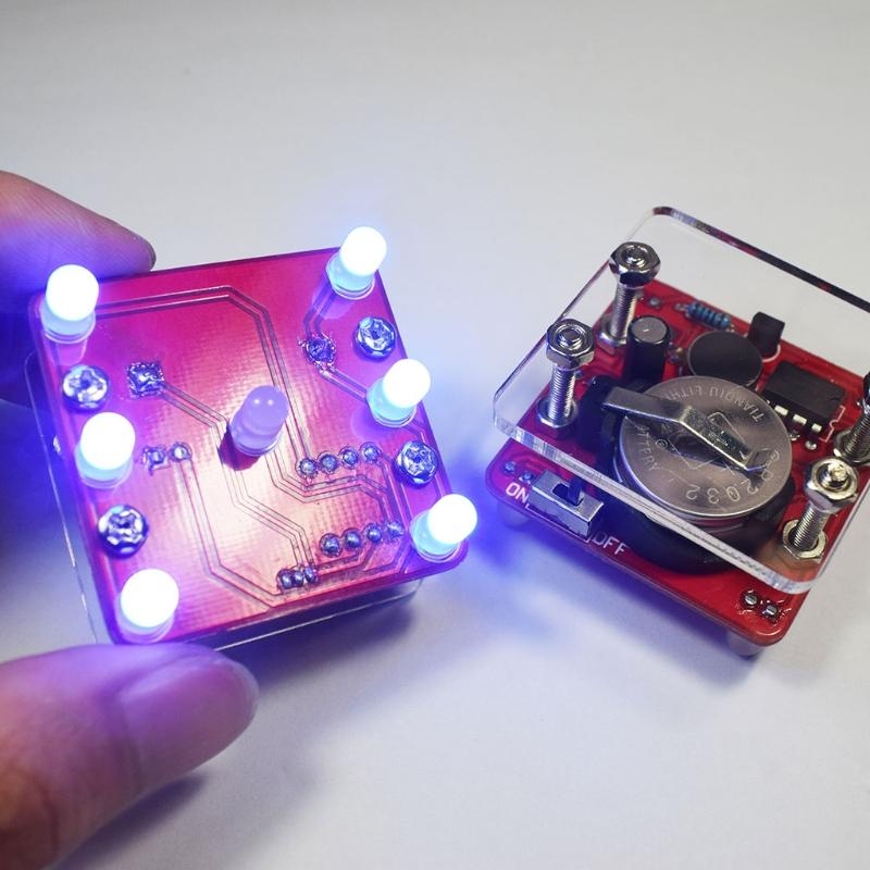 Swing Shaking LED-Würfel-Set,  – Best Diy Electronics Kits Bewertung und Preis