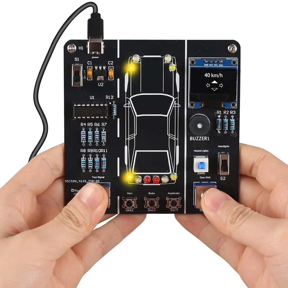 DIY Auto Fahren Simulation Löt – Diy Electronics Projects For Students Bewertung und Preis