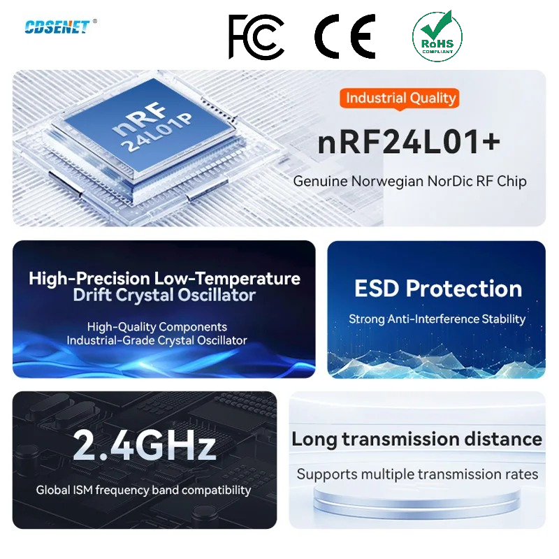 2 Stück nRF24L01+ PA LNA 2,4GH – Nrf24L01 Module Wireless Bewertung und Preis