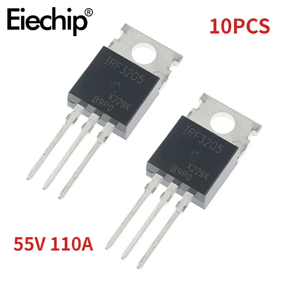 10PCS IRF3205 Transistor IRF32 – Mosfet Transistor Set Bewertung und Preis