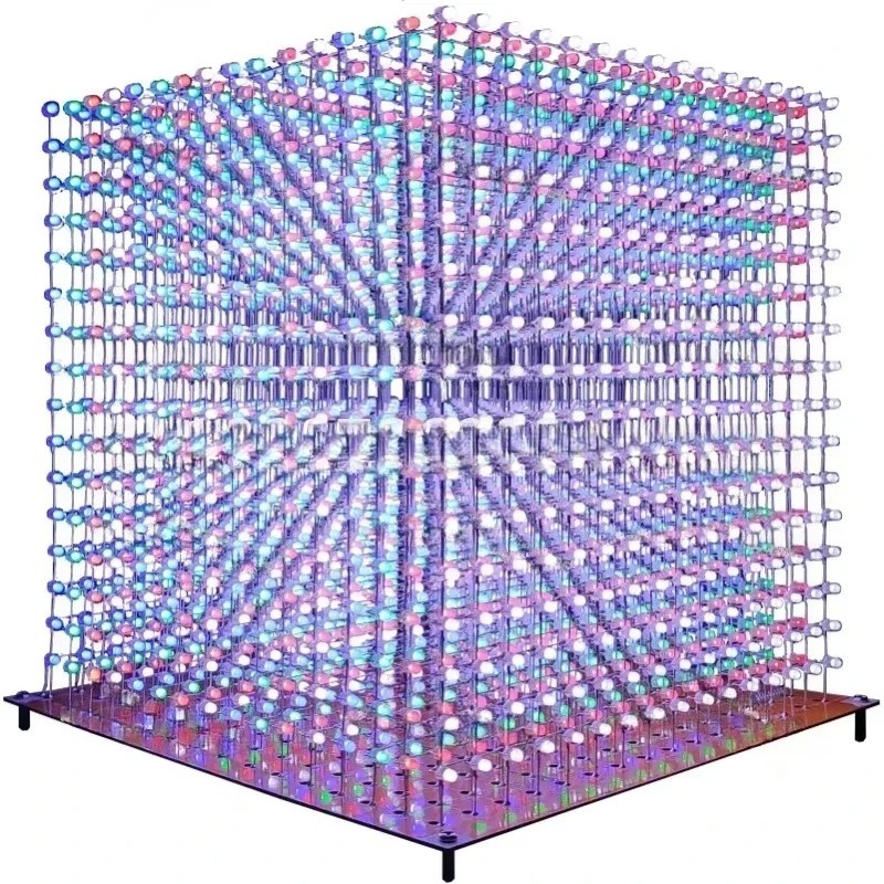 3 D16mini Lichtwürfel-Kit 16x1 – Diy Electronics Bewertung und Preis