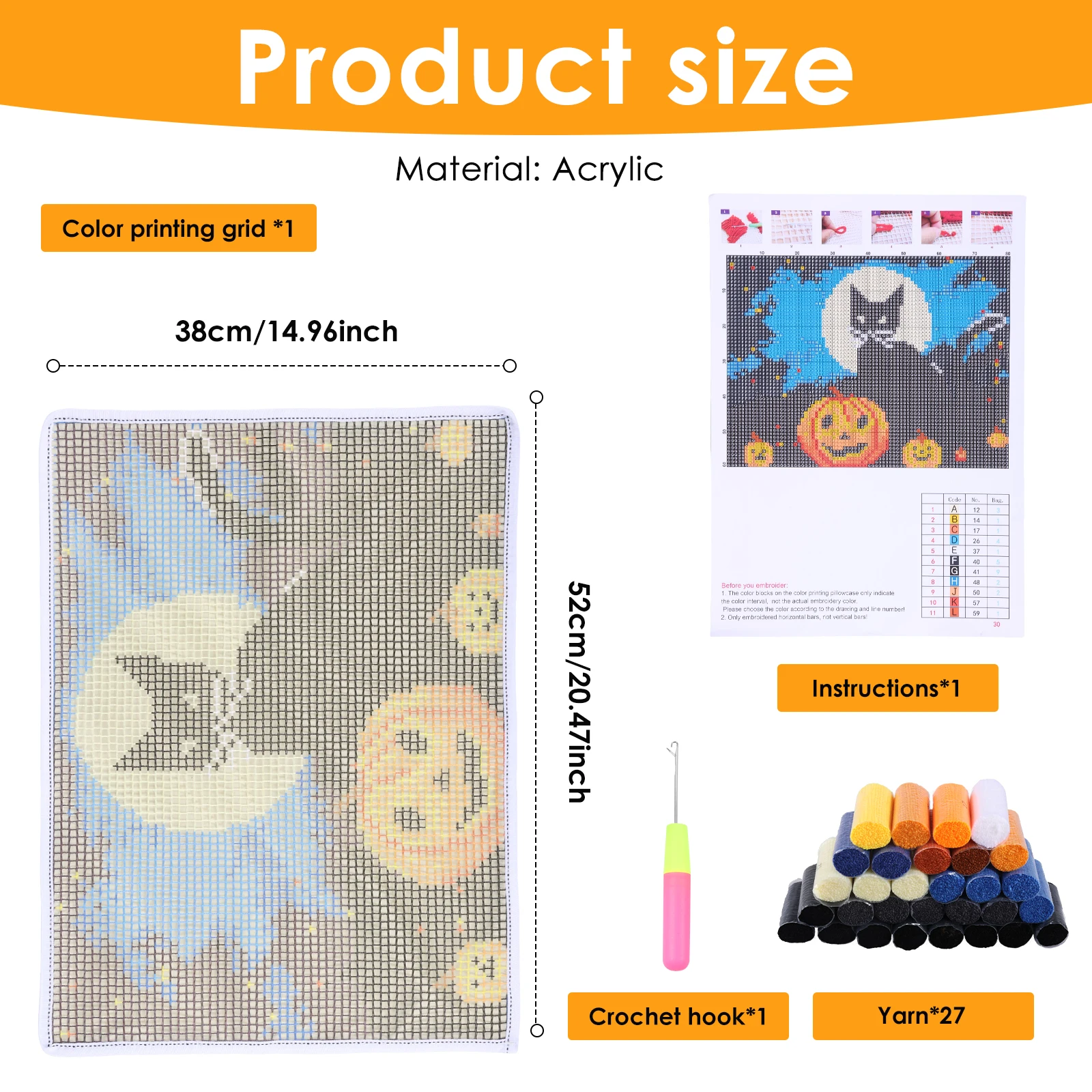 Latch-Hook-Sets DIY Tiermuster – Diy Electronics Components Kit Bewertung und Preis