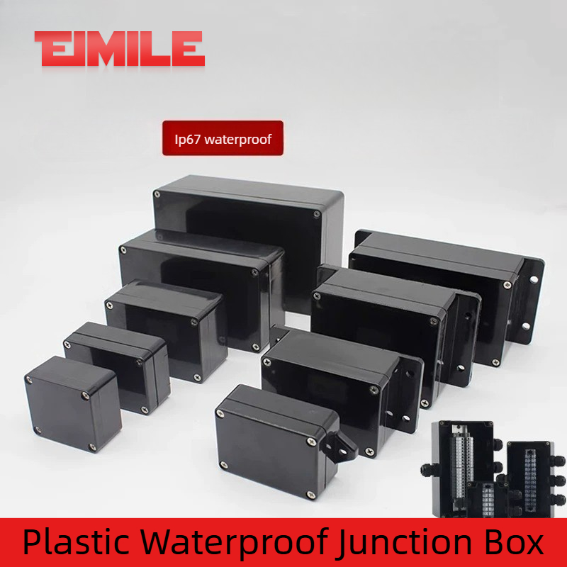 Typ F Schwarze Wasserdichte An – Diy Electronics Housing Bewertung und Preis