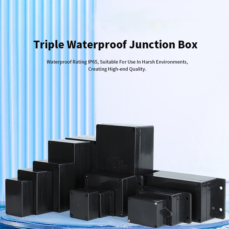 Typ F Schwarze Wasserdichte An – Diy Electronics Housing Bewertung und Preis