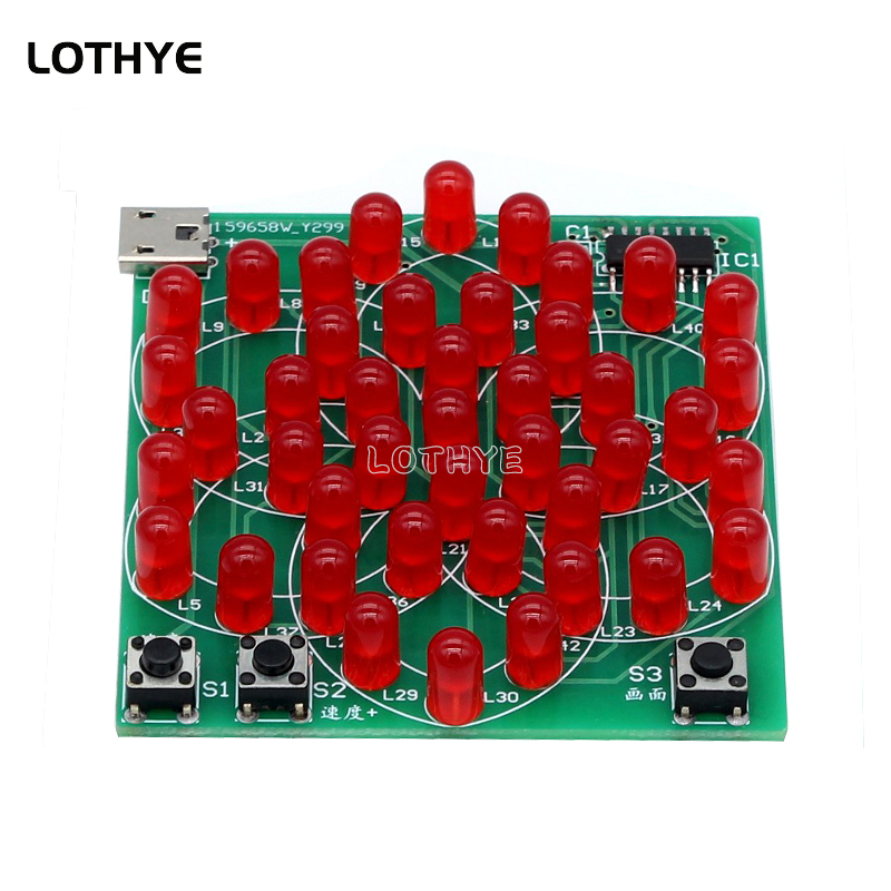 43 LED Multi-Style-Muster elek – Diy Electronics Components Kit Bewertung und Preis