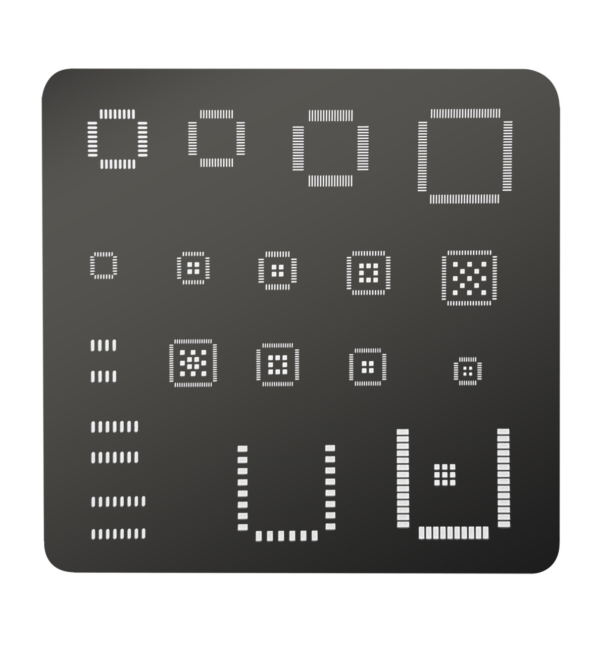 Universelle IC-Schablone QFP Q – Diy Electronics Hobby Bewertung und Preis
