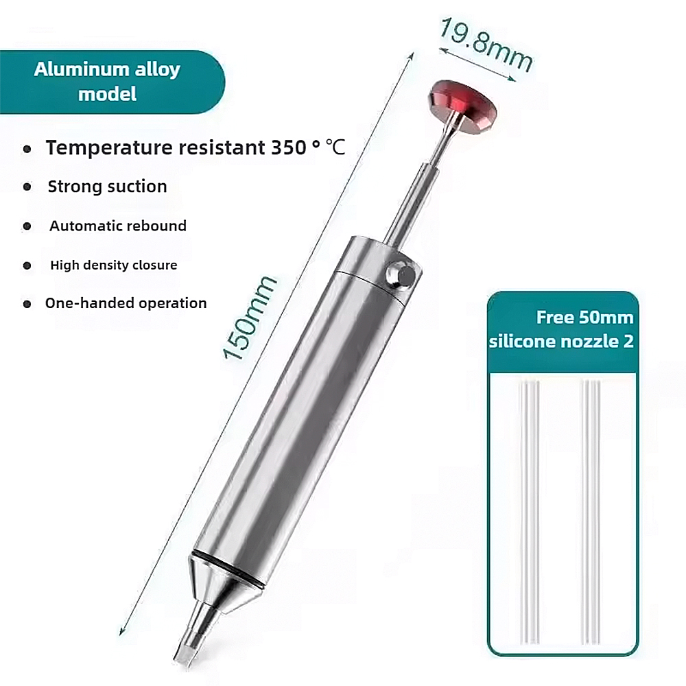 Aluminium-Entlötpumpe, Zinnabs – Flux Pen Electronics Bewertung und Preis