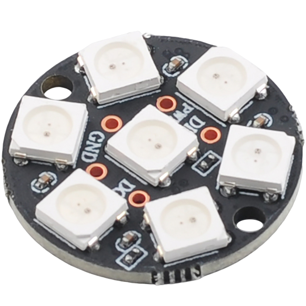 7-Pixel WS2812 5050 RGB LED-Ri – Diy Electronics Address Bewertung und Preis