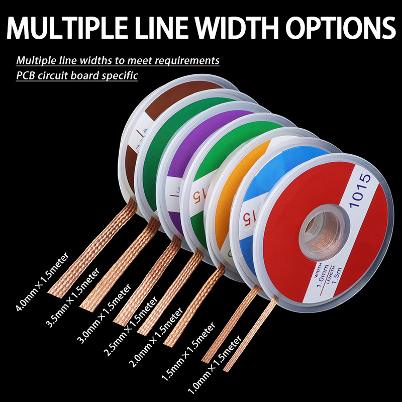 Entlötdraht 1/2/5 Stück 1,5mm- – Diy Electronics Flux Bewertung und Preis