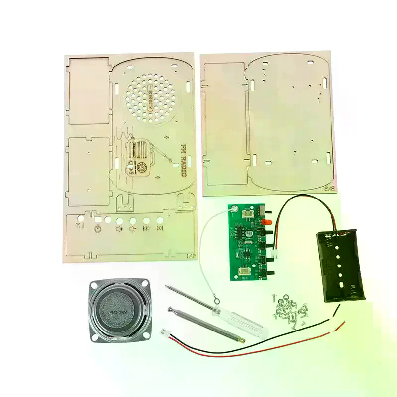 /Cna/DIY Holz-FM-Radio-Bausatz – Diy Electronics Projects For Students Bewertung und Preis